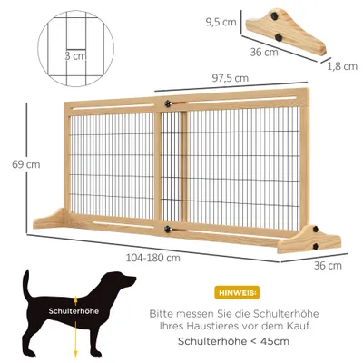 PawHut Hunde Absperrgitter PawHut Hunde Absperrgitter
