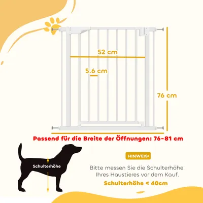 PawHut Treppenschutzgitter