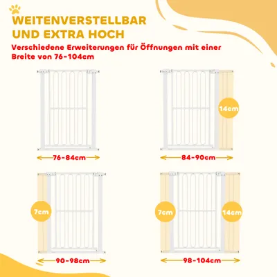 PawHut Türschutzgitter PawHut Türschutzgitter