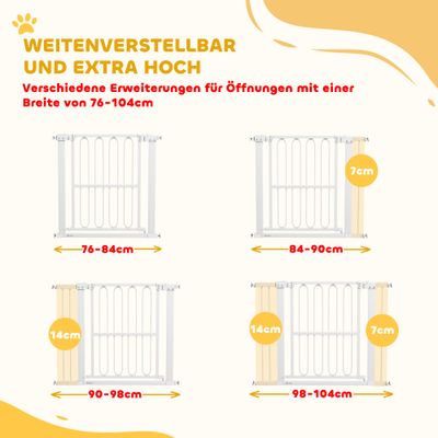 PawHut Türschutzgitter