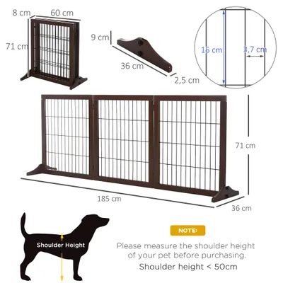 PawHut Hundegitter