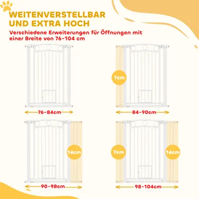 PawHut Türschutzgitter PawHut Türschutzgitter