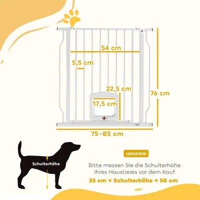 PawHut Treppenschutzgitter PawHut Treppenschutzgitter