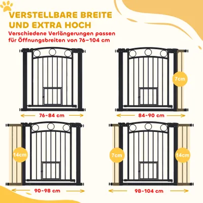 PawHut Türschutzgitter PawHut Türschutzgitter