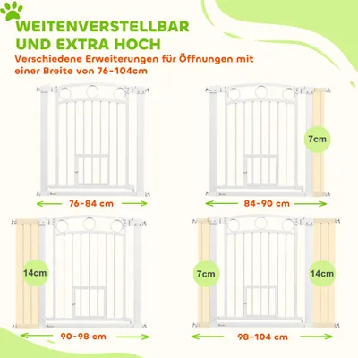 PawHut Türschutzgitter PawHut Türschutzgitter