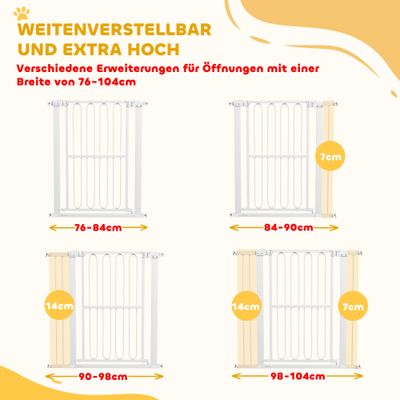 PawHut Türschutzgitter