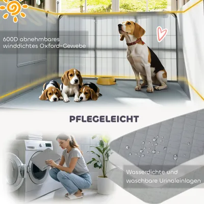 PawHut Wurfkiste für Hunde