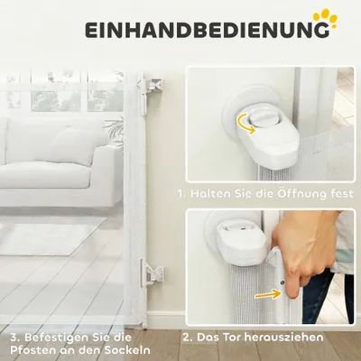 PawHut Treppenschutzgitter