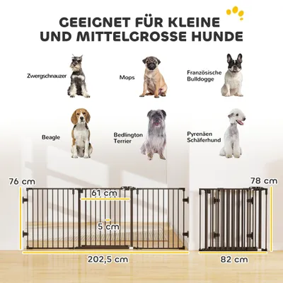 PawHut Hunde Absperrgitter PawHut Hunde Absperrgitter