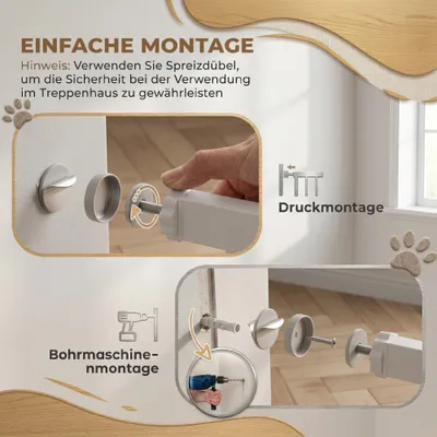 PawHut Treppenschutzgitter PawHut Treppenschutzgitter