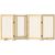 Naturholz|220L x 36B x 91H cm
