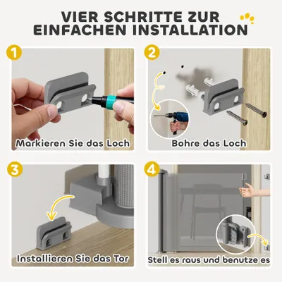 PawHut Türschutzgitter