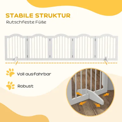PawHut Hunde-Absperrgitter