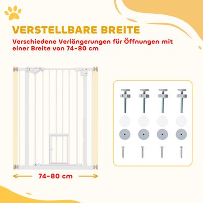 PawHut Türschutzgitter