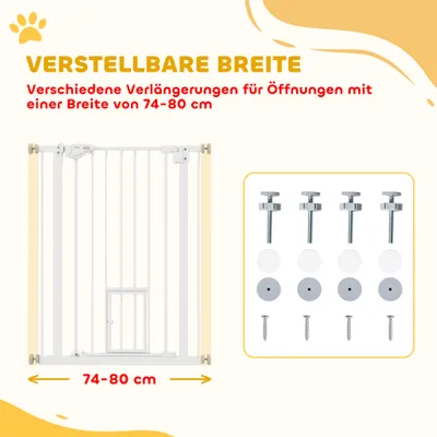 PawHut Türschutzgitter