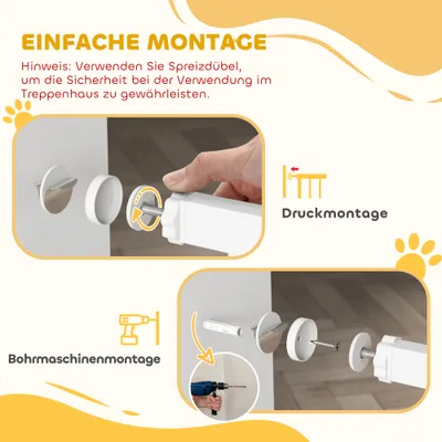 PawHut Treppenschutzgitter