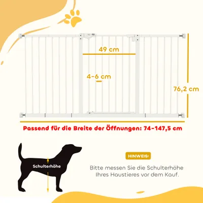 PawHut Türschutzgitter