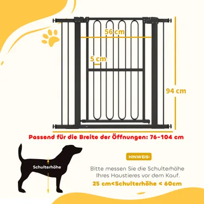 PawHut Türschutzgitter