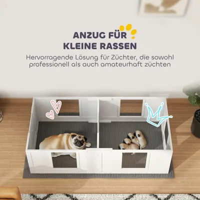 PawHut Wurfkiste für Welpen PawHut Wurfkiste für Welpen