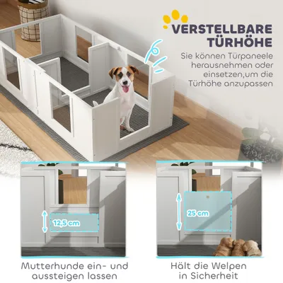 PawHut Wurfkiste für Welpen PawHut Wurfkiste für Welpen