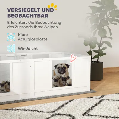 PawHut Wurfkiste für Welpen PawHut Wurfkiste für Welpen