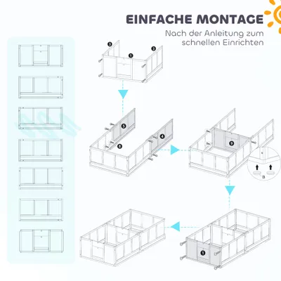 PawHut Wurfkiste für Welpen PawHut Wurfkiste für Welpen