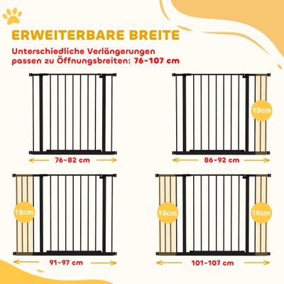 PawHut Türschutzgitter