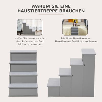 PawHut Haustiertreppe