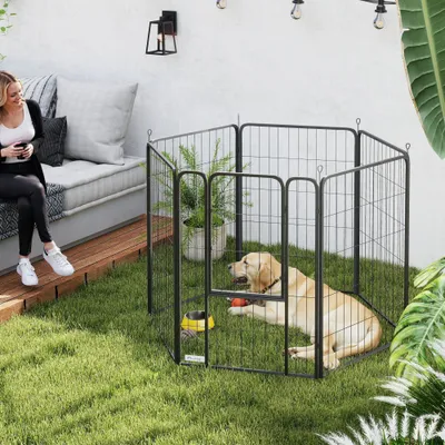 PawHut Welpenlaufstall