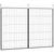80L x 1,5B x 100H cm|2 Paneele
