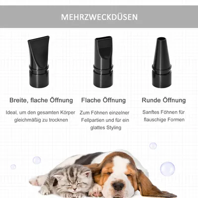 PawHut Haustier-Wassergebläse