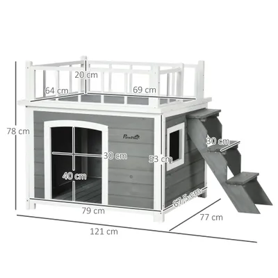 PawHut Hundehütte