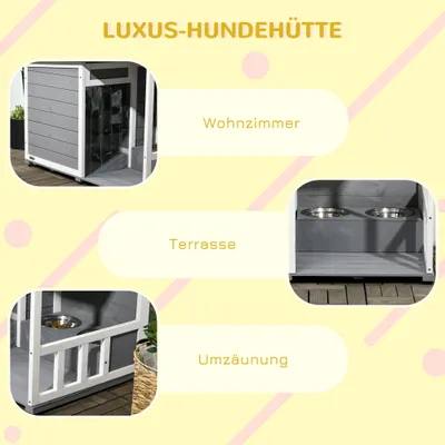 PawHut Hundehütte PawHut Hundehütte