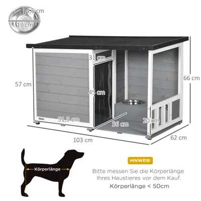PawHut Hundehütte PawHut Hundehütte