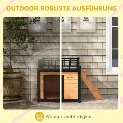 PawHut Hundehütte