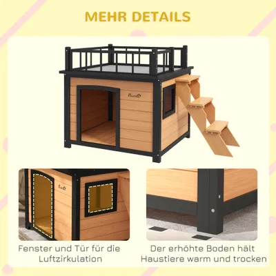 PawHut Hundehütte