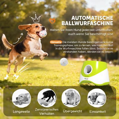 PawHut Automatischer Ballwerfer