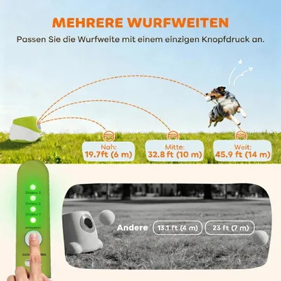 PawHut Automatischer Ballwerfer PawHut Automatischer Ballwerfer