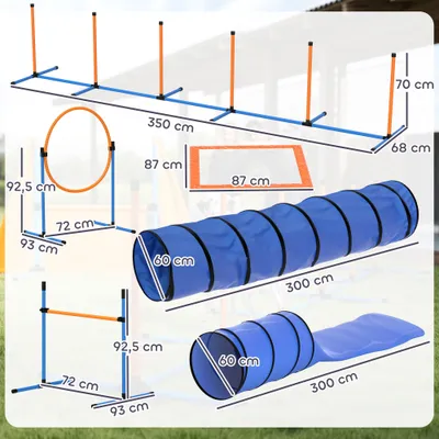 PawHut Agility Set Hunde