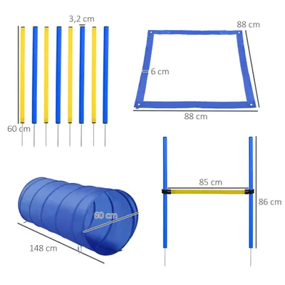 PawHut Agility Set Hunde