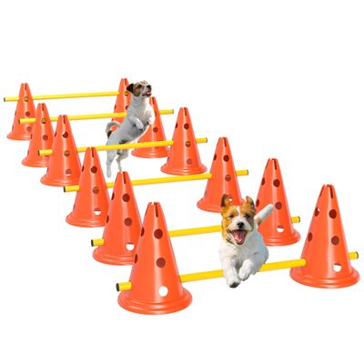 PawHut Agility Set Hunde Orange