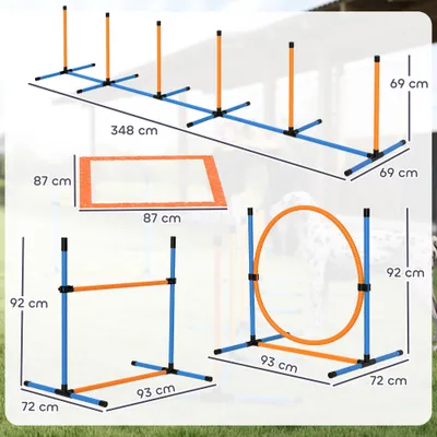 PawHut Agility Set Hunde