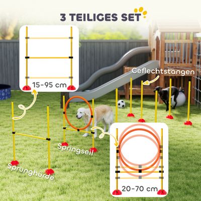 PawHut Agility Set Hunde