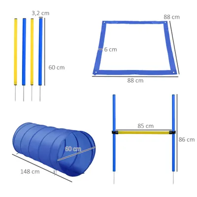 PawHut Agility Set Hunde