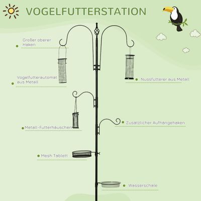 PawHut Vogelfutterspender