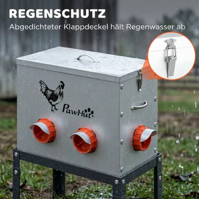 PawHut Hühner Futterautomat PawHut Hühner Futterautomat