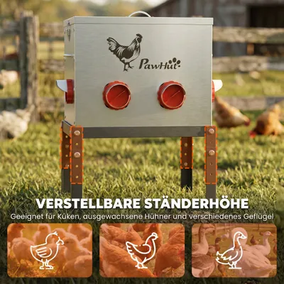 PawHut Hühner Futterautomat PawHut Hühner Futterautomat