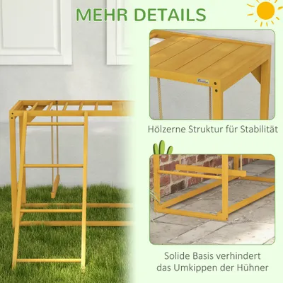 PawHut Hühner-Spielgerüst