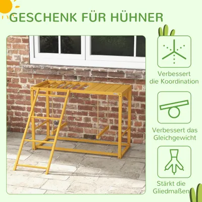 PawHut Hühner-Spielgerüst