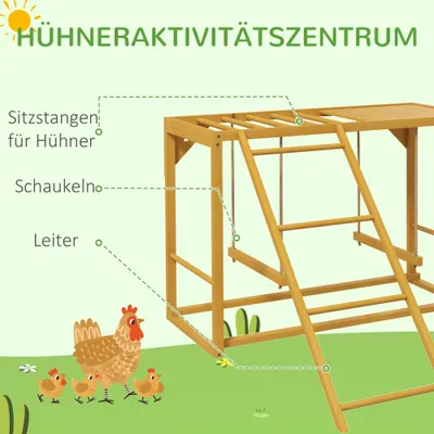 PawHut Hühner-Spielgerüst